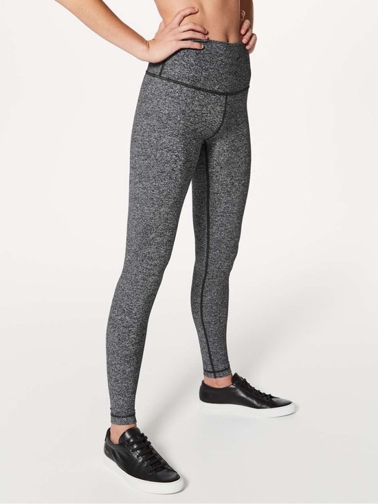 lululemon athletica Pants - Lululemon Wunder Under High-Rise Tight 28” Heathered Black Woman’s Size 6